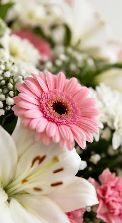Coroa de flores coroa rosa especial — pequena, vista 3