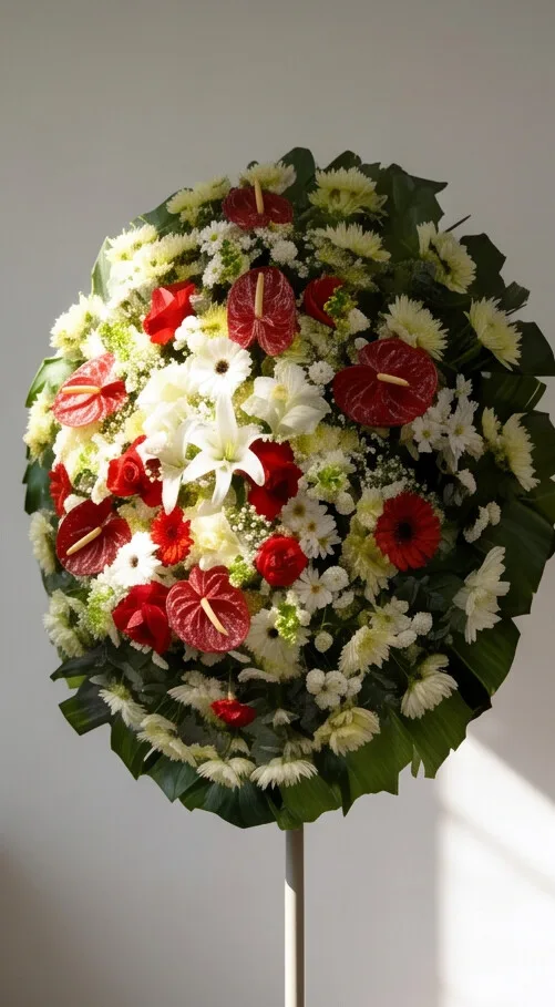 Coroa de flores coroa cores 2 — pequena, vista 1