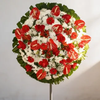 Coroa de flores coroa cores 4 — pequena, vista 1