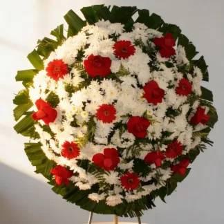 Coroa de flores coroa cores 1 — pequena, vista 1
